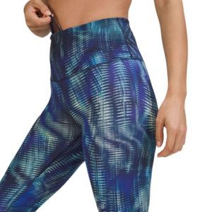 NWT Lululemon Wunder Train High Rise Tight Leggings 25” Blue Everlux
